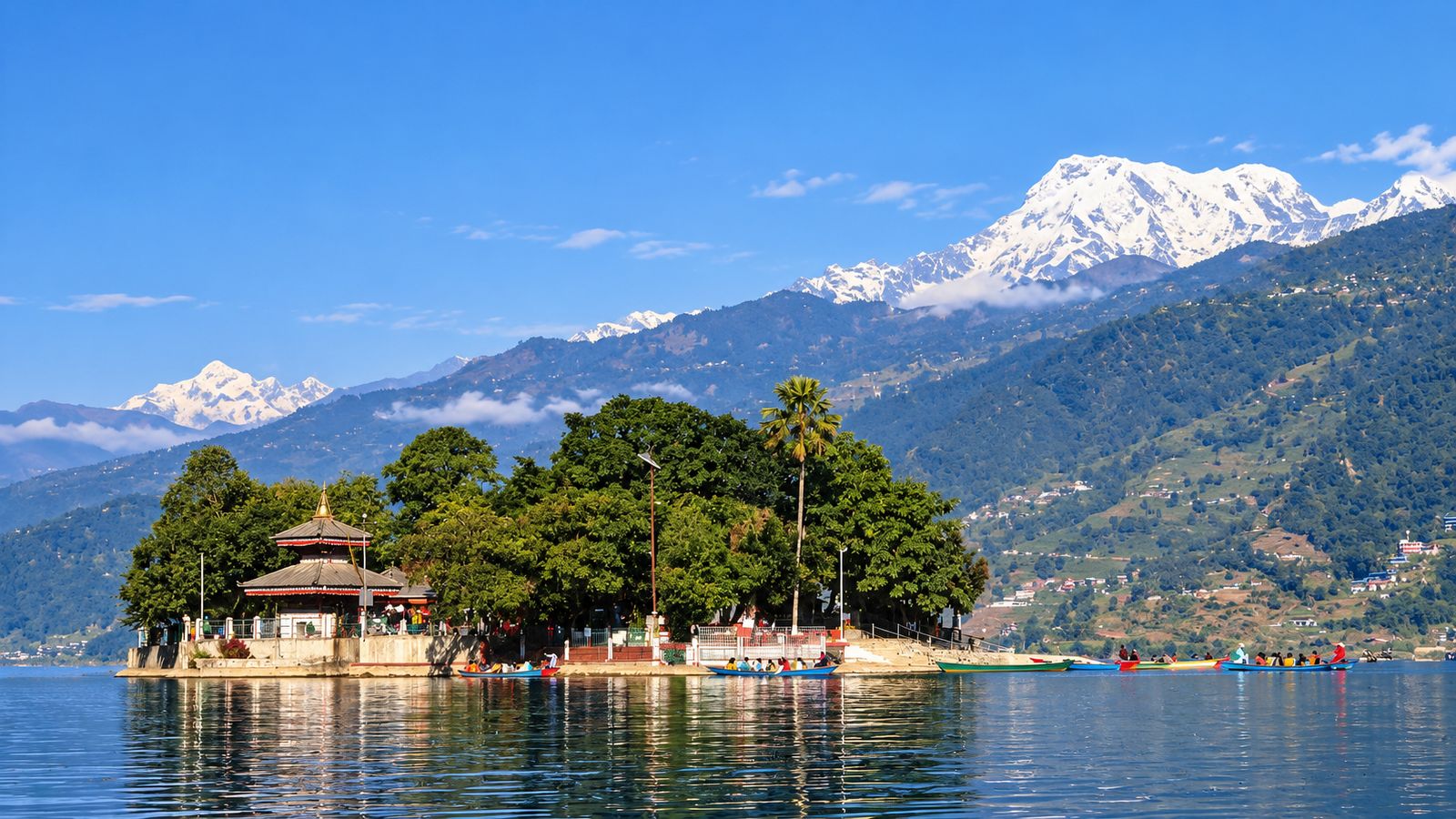 Phewa Lake Boating and Temple Visit